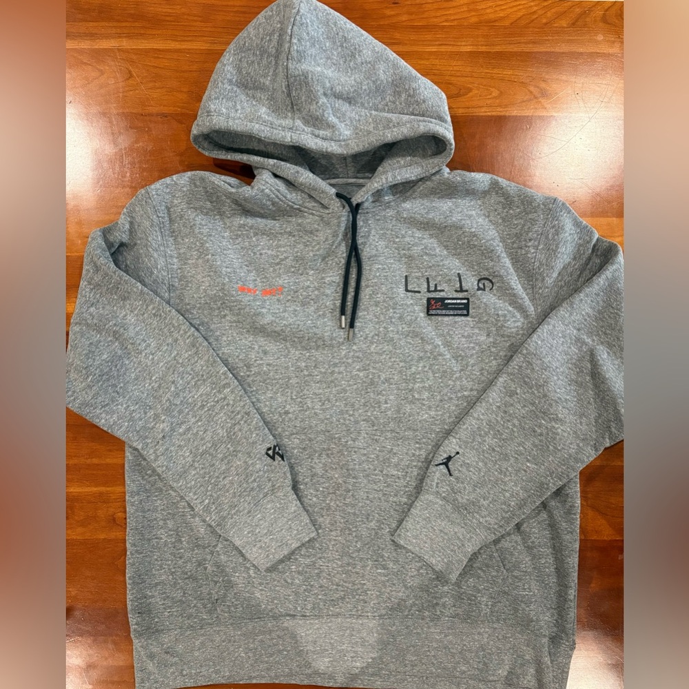 Air Jordan X Russell Westbrook Why Not Grey Hoodie